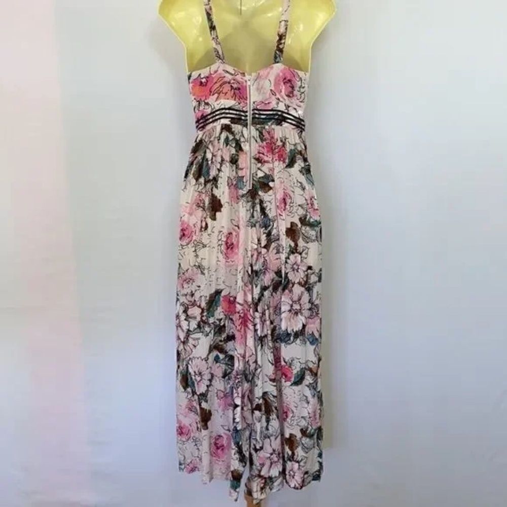 PLENTY TRACY REESE JUMPSUIT "GWYNETH"EMPIRE LINE FREE FLOWING FLORAL NWOT 2 - Picture 5 of 7